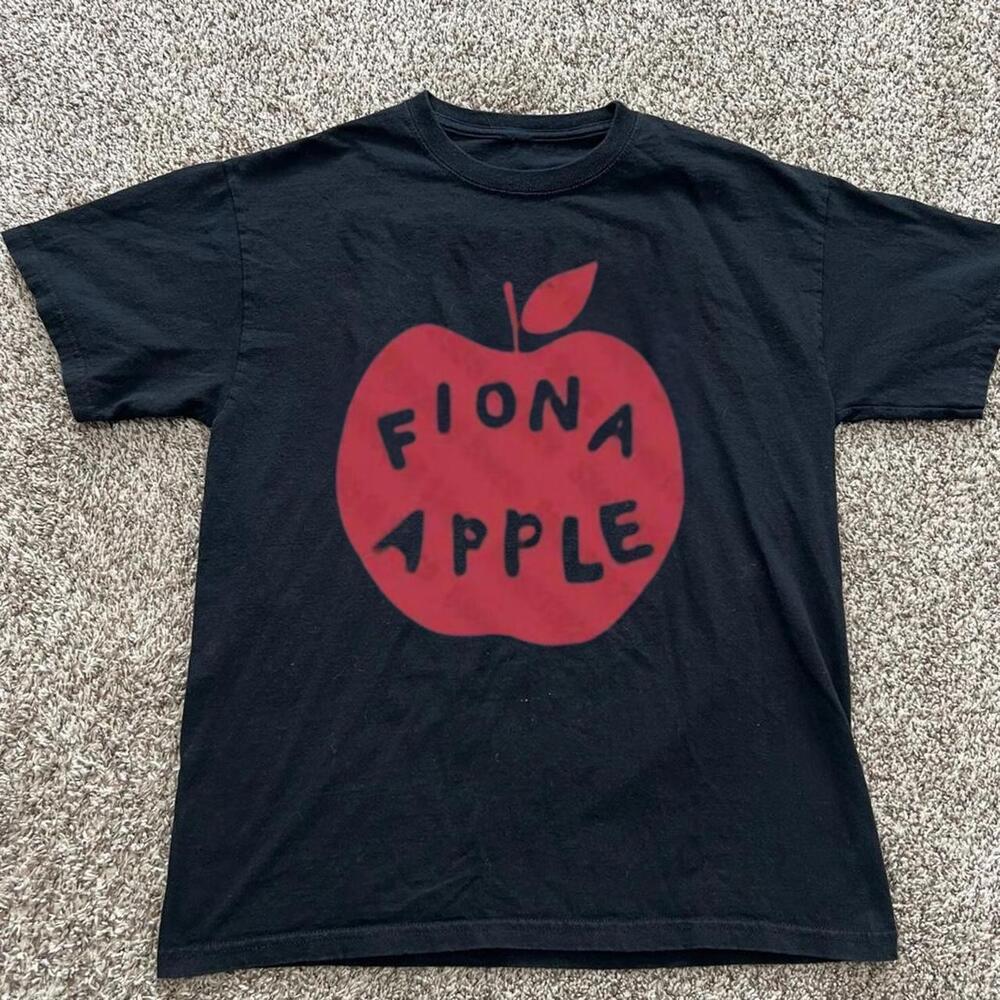 Fiona Apple Red Fruit Art Retro 90s Alt Rock Merch Tee